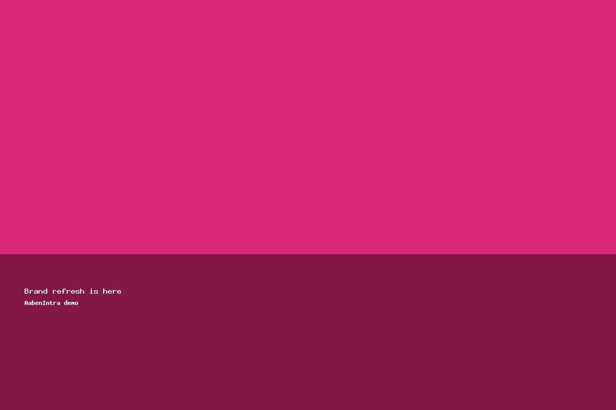 Brand refresh is here